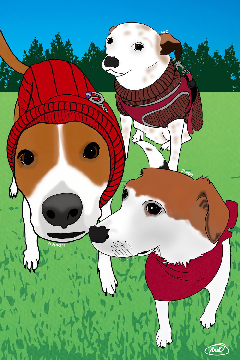 Audrey, Zoe, & Sandy